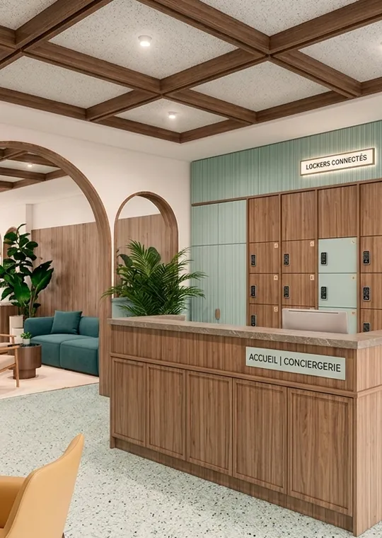 lockers, conciergerie et services du quotidien